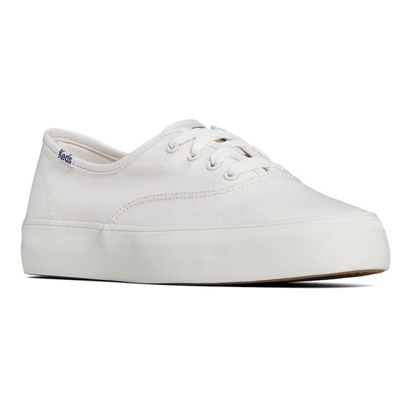 NWT$60 Keds Champion Gender Neutral Canvas Lace Up Snow White sz 5 - Picture 2 of 8